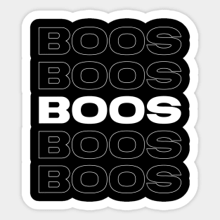 Boos - Fall Halloween Sticker